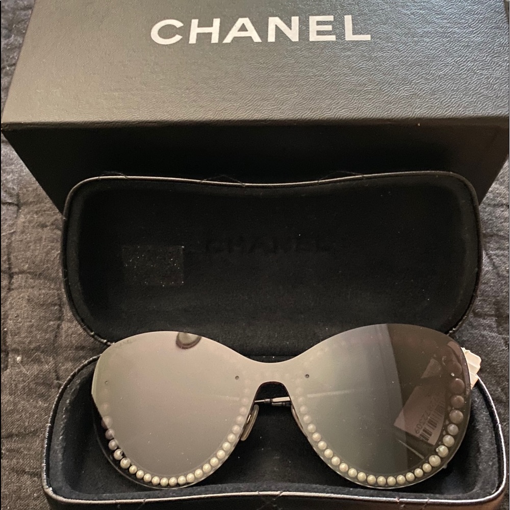Chanel pearl sunglasses